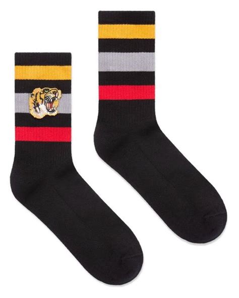 gucci men's gg socks with web trim|gucci socks tiger black.